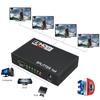 1x4 HDMI Splitter 1 Input To 4 Output HDMI Video Monitor Splitter Support 3D and Full HD 1080P Resolution