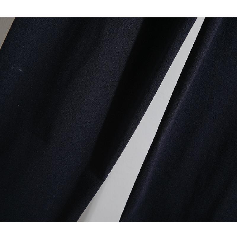 MODIQUE Women's Winter Large Size Knitted Jeans New Loose Classic Casual High Waist Black Trousers Basic Versatile Straight Jeans