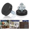 12Pcs Universal Furniture Leveling Feet with T-Nuts Strong Load-bearing Thread Adjustable Levelers Cabinet Chair Table Feet