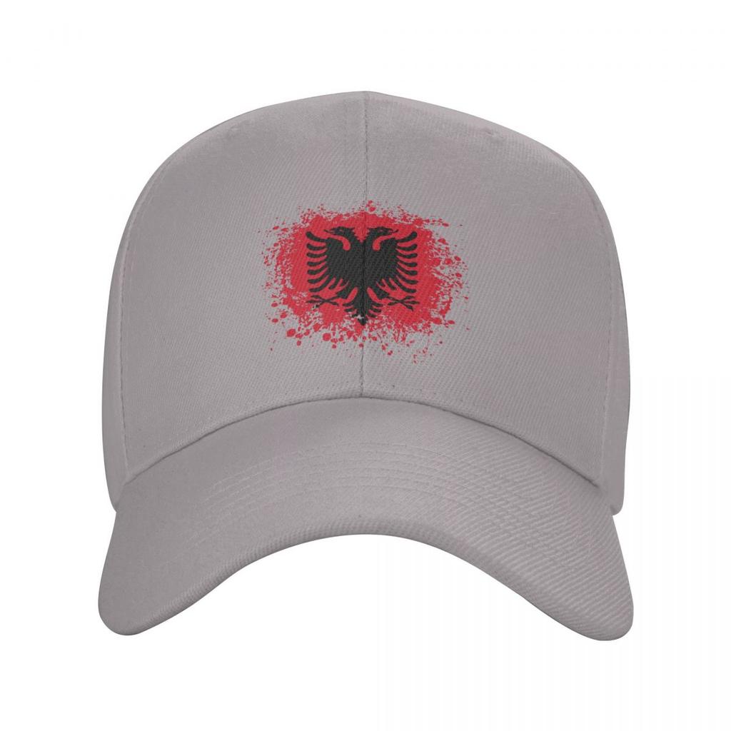Retro Albania Flag Baseball Cap Women Unisex Personalized Adjustable Adult Albanian Eagle Dad Hat Spring Snapback Summer Hats