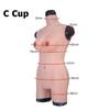 C-D Cup Men's Cosplay Costumes Fake Breast Cross-Dressing Kit Silicone Jumpsuits Fake Pussy Pantie One-Piece Erotic Sexy Underwear