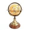 30.48 Nautical Brass Armillary Sphere World Globe Black Wooden Base Home Decorative