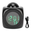 Projection Clock LED Display Projection Alarm Clock Mini Voice Timing Digital Clock Projector With