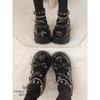 Original Goth Sweet Cool Lolita Girl Shoes Subculture Y2k Punk Platform Shoes Cute Big Head Spring and Autumn Shoes