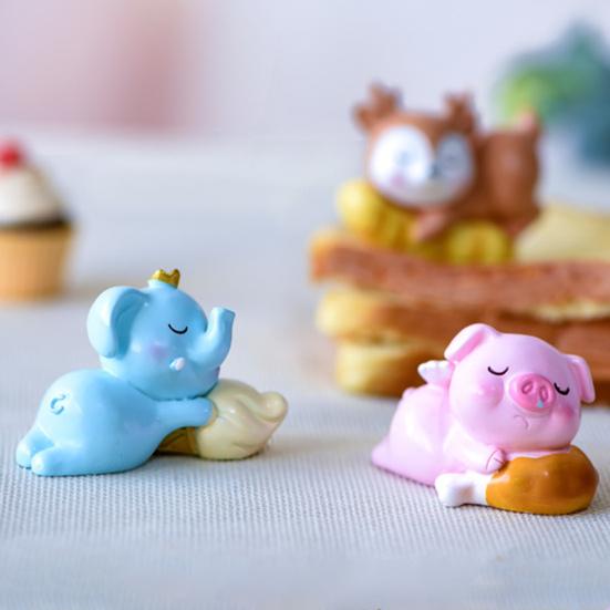 Фигурка из смолы, нежное животное, кошка, мультяшное литье, милая маленькая статуя собаки, праздничные принадлежности