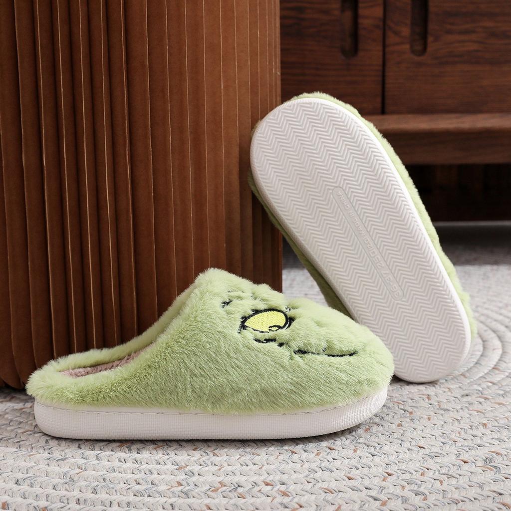 Women's Cotton Slippers Warm Home Cute Soft Plush House Slippers