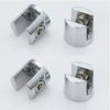 4pcs Glass Clamp Glass Plated Brackets Zinc Alloy Chrome Finish Shelf Holder Support Brackets Clamps For 6-8mm/ 8-10mm/ 10-12mm