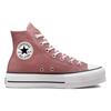 Converse Chuck Taylor All Star Lift Platform Seasonal Color High Top Canvas Shoes Women Sneakers Red-Brown A01367C