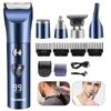 SOLIMPIA Hair Clippers Cordless Beard Trimmer for Man Professional Hair Cutter Kit All In One Nose Trimmer