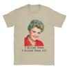 Murder She Wrote T-Shirt Men Fun Pure Cotton Tees Crewneck Short Sleeve T Shirt Graphic Printed Clothing