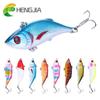 HENGJIA VIB Fishing Lures 1pc 8cm 12g Plastic Hard Bait 4 Colors Lifelike Pike Lure Wobbler Tackles