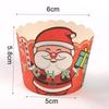 50pcs Christmas Cupcake Linner Oven Air Fryer Muffin Cup Cake Mold Merry Christmas Party Decorations Bakeware