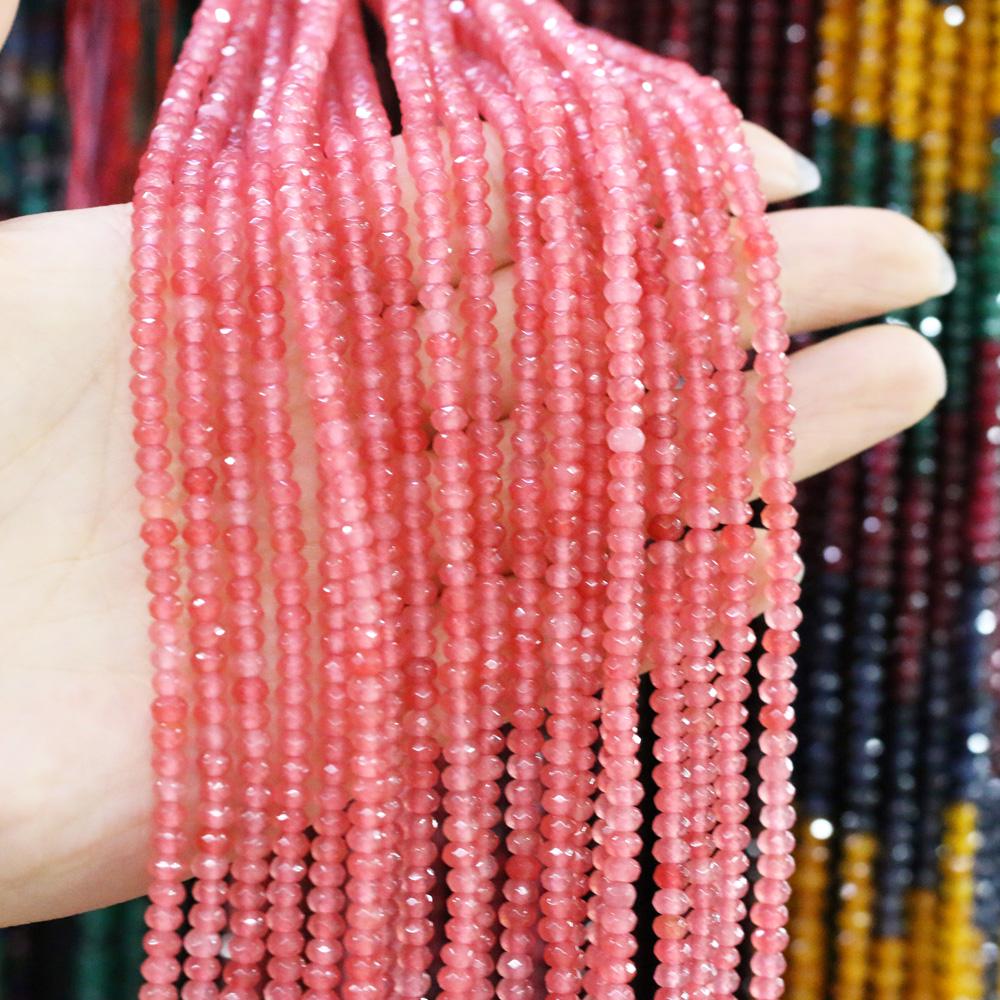 Natural Stone Bead Spinel Faceted Beads 2 X 4 Mm for Jewelry Making DIY Necklace Anklet Bracelet Accessory