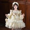 BIBIOOA 2025 Autumn/Winter Long-Sleeve Princess Dress for Girls (Sizes 110-150)