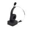 Single Ear Headset Lightweight Rotatable Microphone Rechargeable Bluetooth Headphones