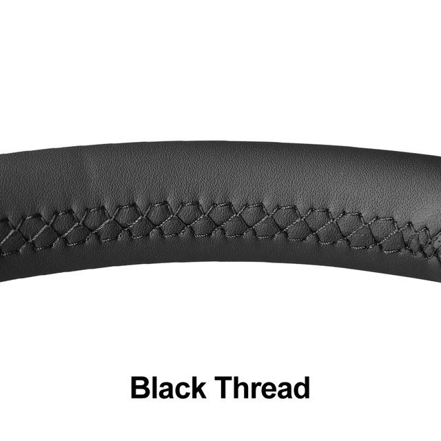 Черный чехол на руль автомобиля из искусственной кожи для Opel Astra 2015-2021 Corsa Combo Mokka 2018-2021 Grandland X Insignia CT 2017-2021