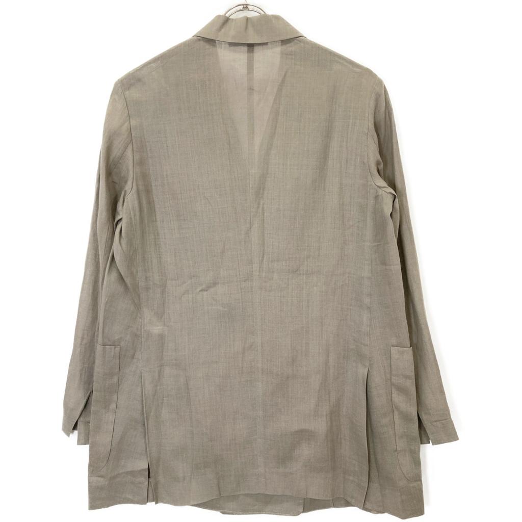 Ebure Khaki Linen Tailored Jacket Jacket 38 khakiUsed