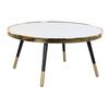 Table Basse - Glam - Doré - Acier Miroir - 82,5 Cm