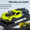 1/32 Benz One Boxed Alloy Die-cast Supercar Model, Children's Toy Car with Sound, Boys' Birthday Gifts, Holiday Gifts, Desktop Ornaments
