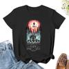 Fashionable Cotton Cartoon Print Round Neck Women's T-Shirt