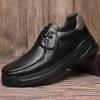 FashionMen Shoes Lace Up Oxfords Handmade High Quality Genuine Leather Dress Shoes Comfort Business Man Casual Office Work Shoes