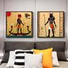 Modern Ancient Egypt Figure Posters and Prints Canvas Painting African Portrait Wall Picture for Living Room Home Decor No Frame