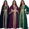 AB422 Women's Two-Piece Muslim Dress with Webbing Robe - New Middle Eastern Fashion.