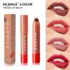 6 Color Tinted Moisturizing Lipstick Matte Lip Glaze Lips & Cheeks Dual Use Lip Balm Long Lasting Moisture Lipstick Pencil