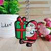 Christmas Keychain Christmas Decoration Santa Claus Elk Snowman Keychain New Year Decoration 2021 Children's Gift Key Ring Chris
