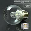 1Pc E27 40W Oven Lamp Light Microwave Oven Bulbs 220V High Temperature Resistant 500 Degree For Display Cabinet Light Bulb
