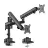 Archiss Monitor 2 Up To 34 Inch Per Height For Desk Black Arm, Dual, Screens, (Supports 2-12kg Arm), Adjustable, Installation, AS-MABM03D