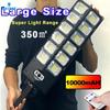 10000watts Super Bright Outdoor Solar Lamp Waterproof Ultra Wide Lighting Street Light Human Induction Motion Sensor Wall Lights