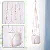 Macrame Plant Hanger Boho Hanging Planter Holder Cotton Rope Flower Pot Hanger for Home Patio Garden Decor
