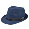 Fashion Beach Summer Unisex Cowboy Fedora Hat Sun Hat Straw Panama Cap Jazz Hat