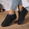 Cotton Boots 2025 Winter New Cotton Shoes Snow Boots Women's Fashion Casual Velvet Warm Large Size Women's Shoes