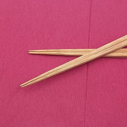 Kyushu Paper Co., Ltd. Ultra-Fine Tensuge Bamboo Chopsticks, 235mm, with Obi Wrap, Disposable, for Hotels, Inns, and Commercial Use, High-Quality, Res