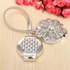 Fashion Rhinestone Flower Curtain Buckle Holdbacks Magnetic Tiebacks Springs