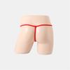 Men's Sexy Panties Hollow Mesh Sexy Color Matching Breathable Thong Low Waist Men's Underwear