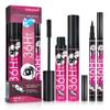 2 PCS/Set Black Mascara Liquid Eyeliner Long-Lasting Waterproof Lashes Extension Eye Makeup Kit Tool