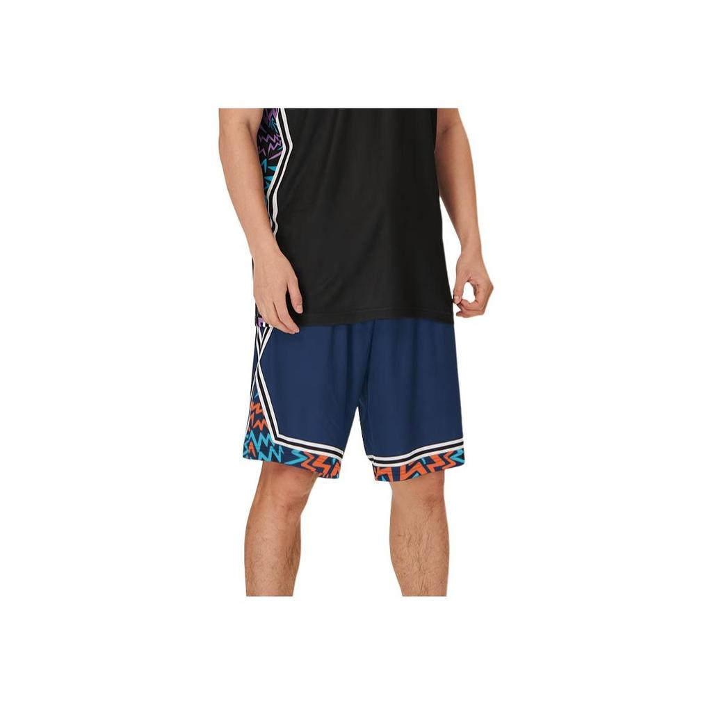 Under Armour Elastic Waist Mid-Rise Striped Sports Shorts Men Shorts Blue 24500211-409