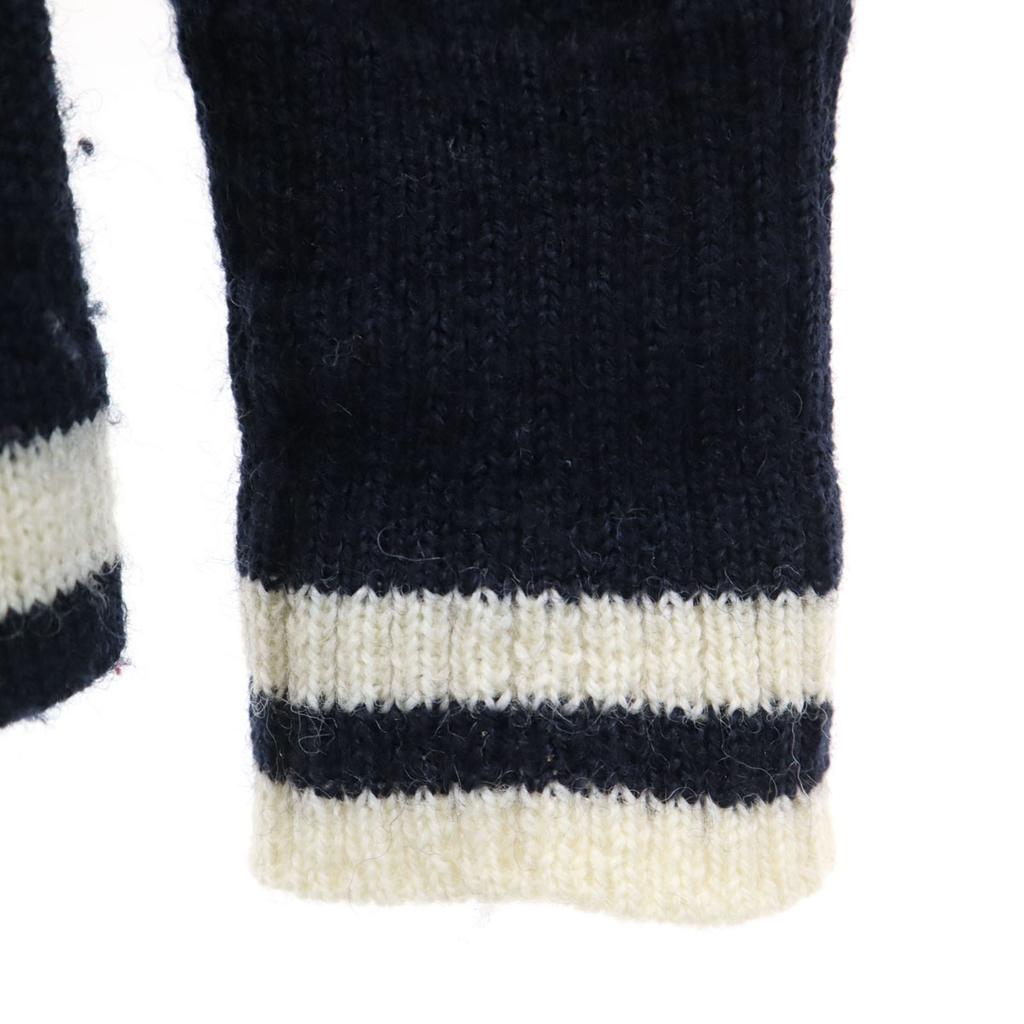 HYSTERIC GLAMOUR Long Sleeve Cardigan F Navy System Knit Women Used