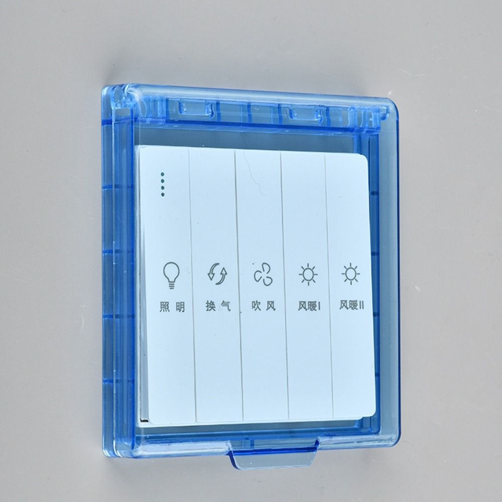 Wall-mounted Switch Protective Cover Self-Adhesive Electric Plug Cover Splash-Proof Box  Wall