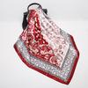 19 New Silk Printed Scarves Women'S 90Cm Satin Square Scarf