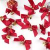 Holiday Products Red Christmas Ribbon Decorations Bells Bows Christmas Tree Bows