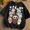 Funny Labubu 3d Printed Kids T Shirts Funny Boy Girls Short-Sleeved Top Child Casual Trend Clothing