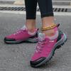 Women Sneakers New Casual Running Soft Sole Sports Tie Up Lightweight Fashion Black Versatile Outdoor Hiking Vulcanized Shoes