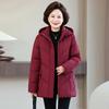 Women’s Short Hooded Windproof Thicken Warm Winter Jacket For Mom