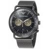 Emporio Armani AVIATOR AR11142 Men's Watch, Officially Imported, Black