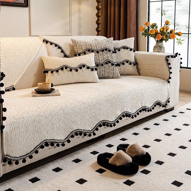 New Sofa Cover, Universal In All Seasons, High-End Leather Seat Cushion, One-Piece Full-Shop Anti-Cat Scratch Cover