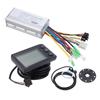 Electric Bike Motor Controller 22A Common Controller 36V 48V with LCD S866 Panel Thumb Throttle for